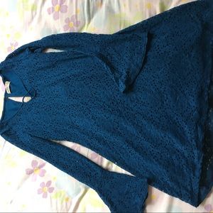 NWOT BLUE LACE DRESS